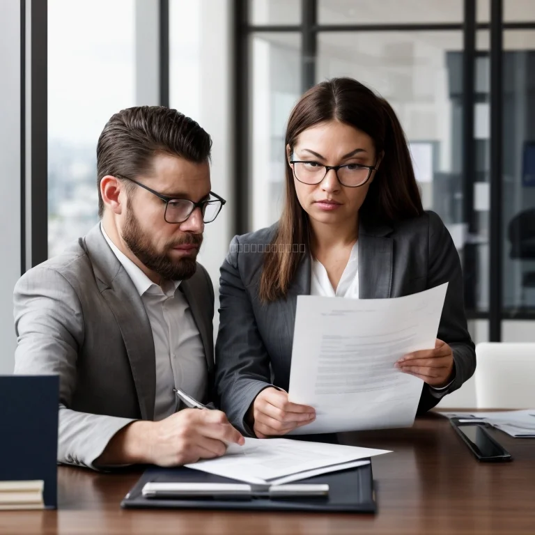 Consultoria jurídica empresarial em andamento